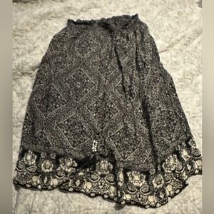 Soft Surroundings Boho Flowing Maxi Skirt